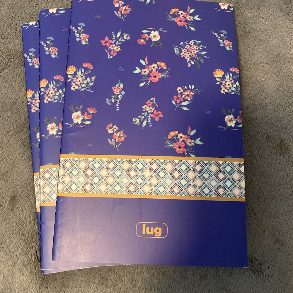 lug Note Books (Pack of 3) NWOT